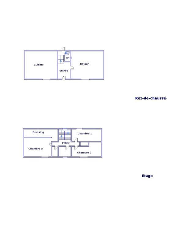 Maison de ville - 82 m² - 4 pièces