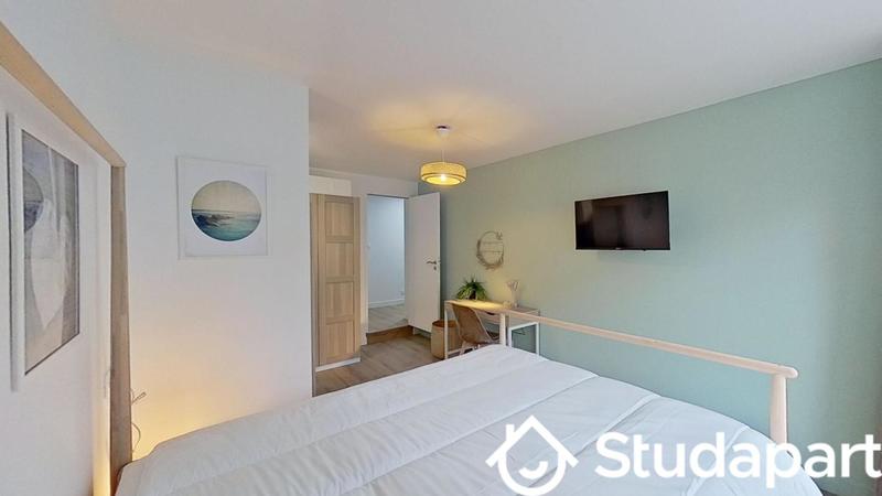 Chambre - 12 m² - 1 pièce