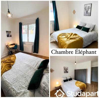 Chambre - 13 m² - 1 pièce