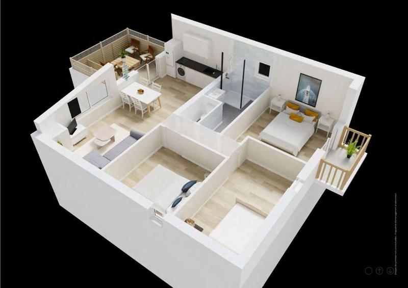 Appartement - 47 m² - 4 pièces