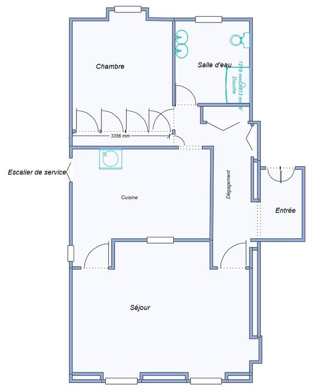 Appartement - 82 m² - 2 pièces