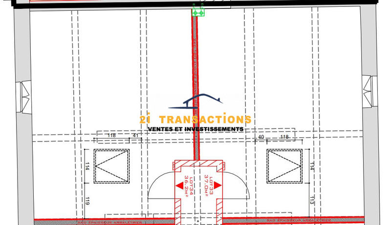 Appartement - 36 m² - 2 pièces