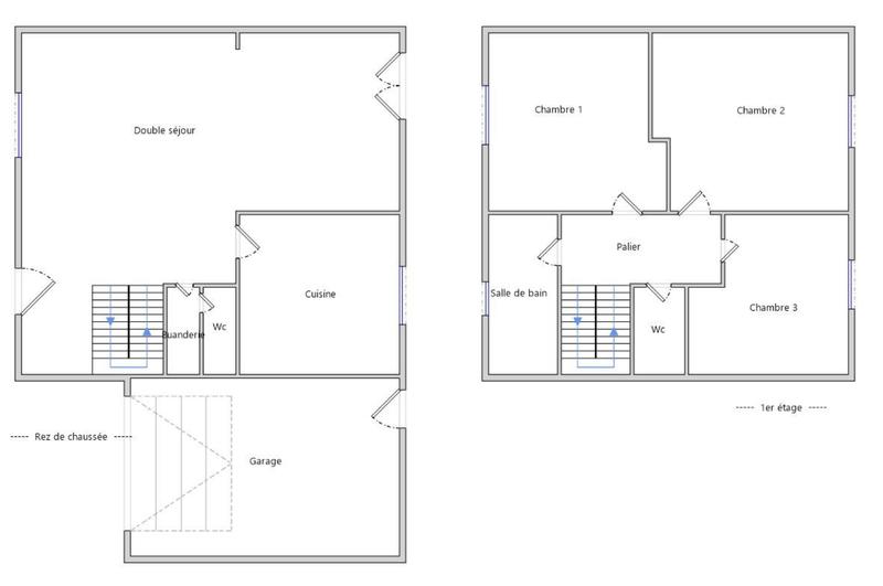 Maison - 91 m² - 4 pièces