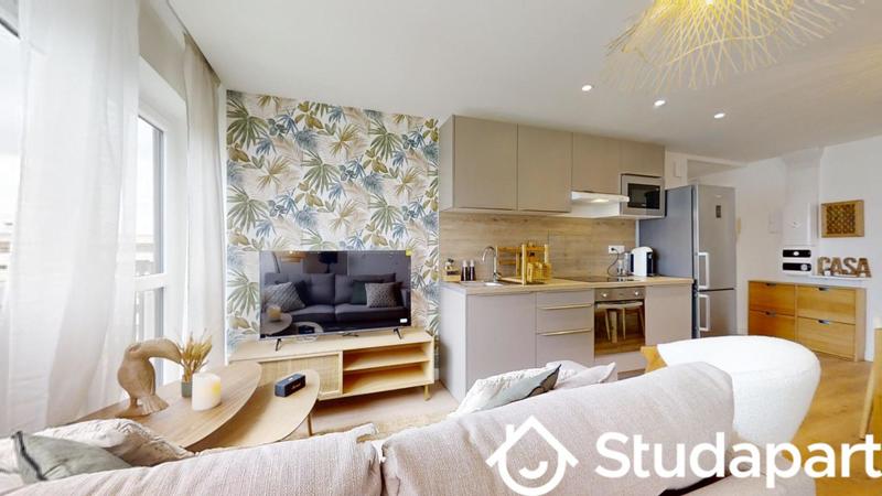 Chambre - 9 m² - 1 pièce