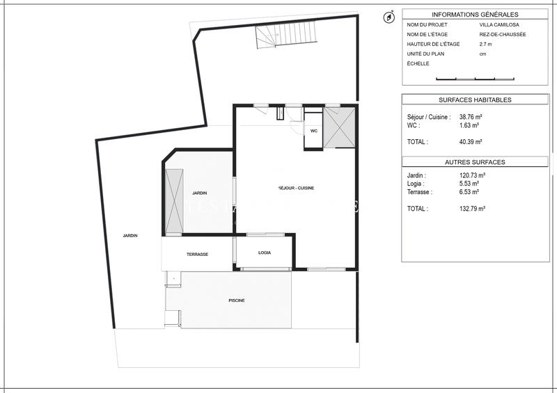 Appartement - 93 m² - 3 pièces