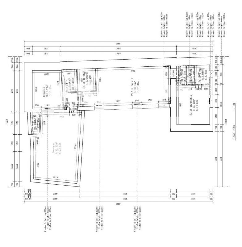 Appartement - 70 m² - 3 pièces