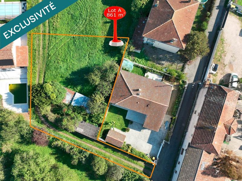 Terrain - 860 m²