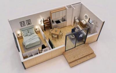 Maison - 32 m² - 2 pièces