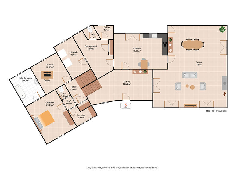 Maison - 235 m² - 7 pièces