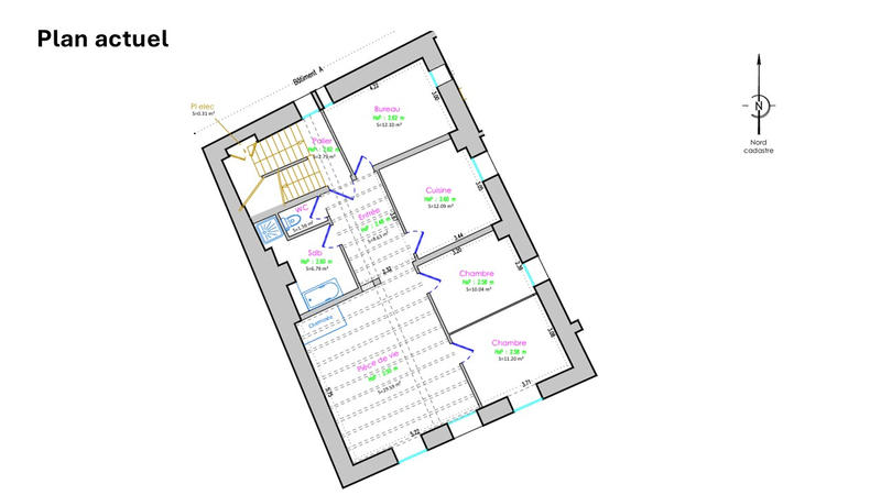 Appartement - 90 m² - 4 pièces