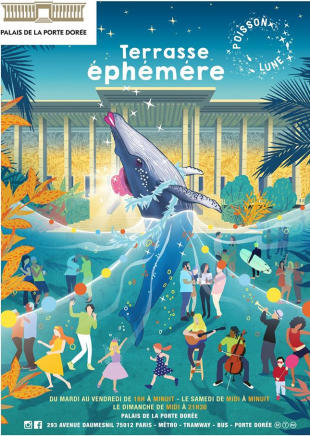 Poisson Lune terrasse éphémère du Palais de la Porte Dorée