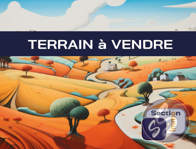 Terrain - 2 800 m²