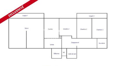 Appartement - 110 m² - 5 pièces