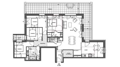 Appartement - 117 m² - 5 pièces
