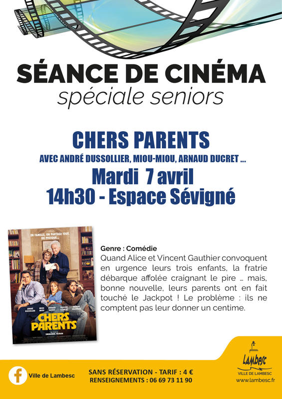 Ciné Seniors - Chers parents