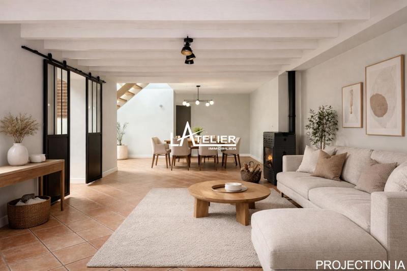 Maison de bourg - 114 m² - 4 pièces