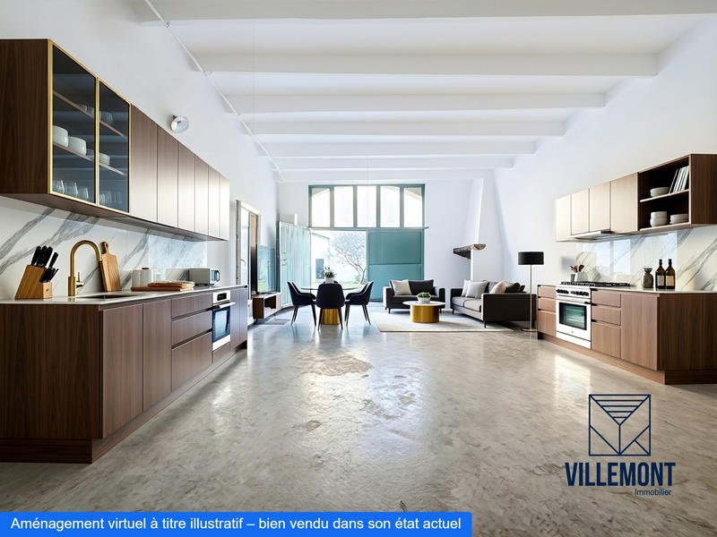 Maison ancienne - 222 m² - 3 pièces