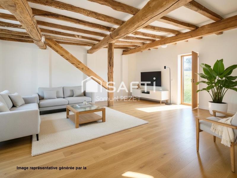 Maison - 90 m² - 3 pièces