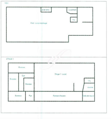 Immeuble - 1 200 m²