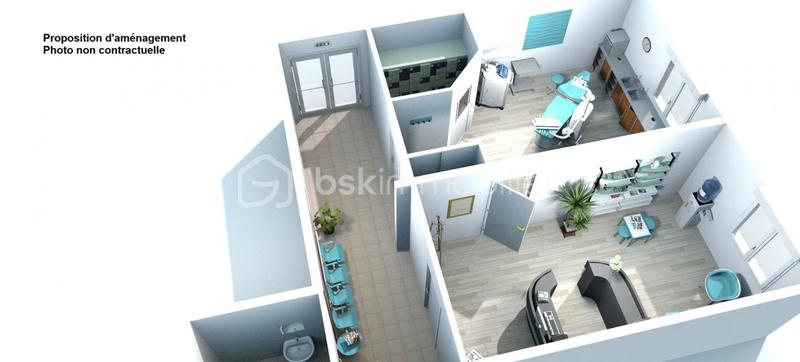 Bureau - 41 m² - 2 pièces