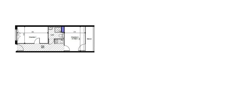 Appartement - 28 m² - 1 pièce