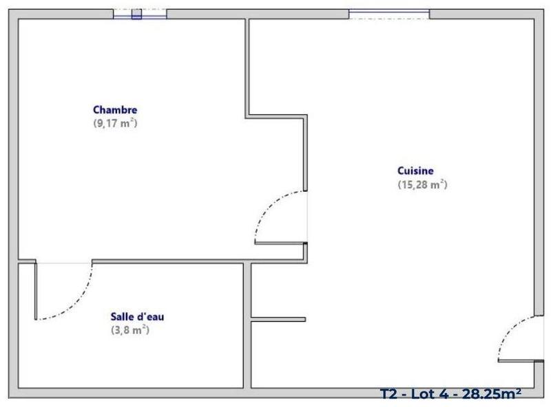 Appartement - 28 m²