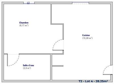 Appartement - 28 m²