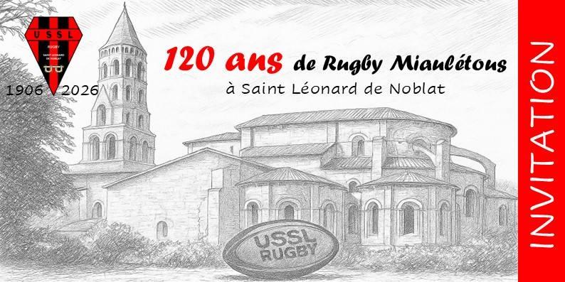 Les 120 ans du club de rugby de Saint-Léonard de Noblat