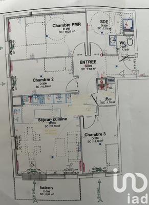 Appartement - 82 m² - 4 pièces