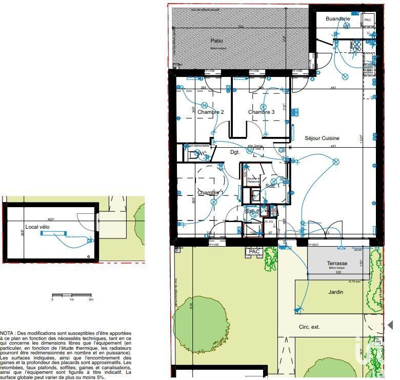 Maison - 93 m² - 4 pièces