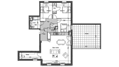 Appartement - 102 m² - 4 pièces