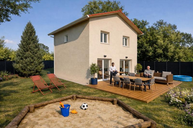 Maison - 96 m² - 4 pièces