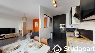 Chambre - 9 m² - 1 pièce