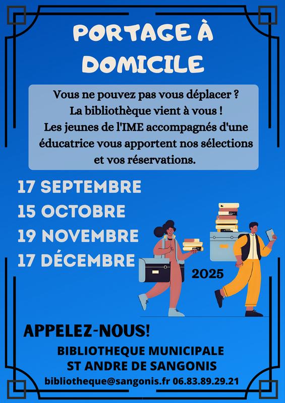 Portage de Livres à Domicile