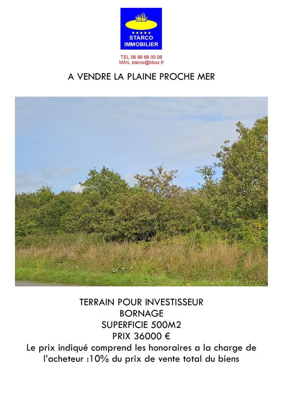 Terrain - 500 m²