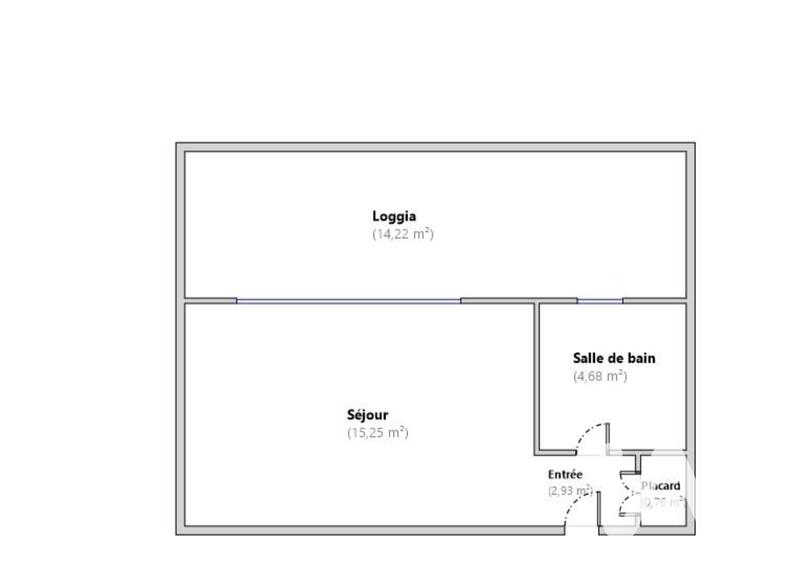 Appartement - 37 m² - 1 pièce