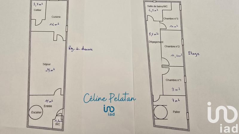 Maison de village - 105 m² - 4 pièces