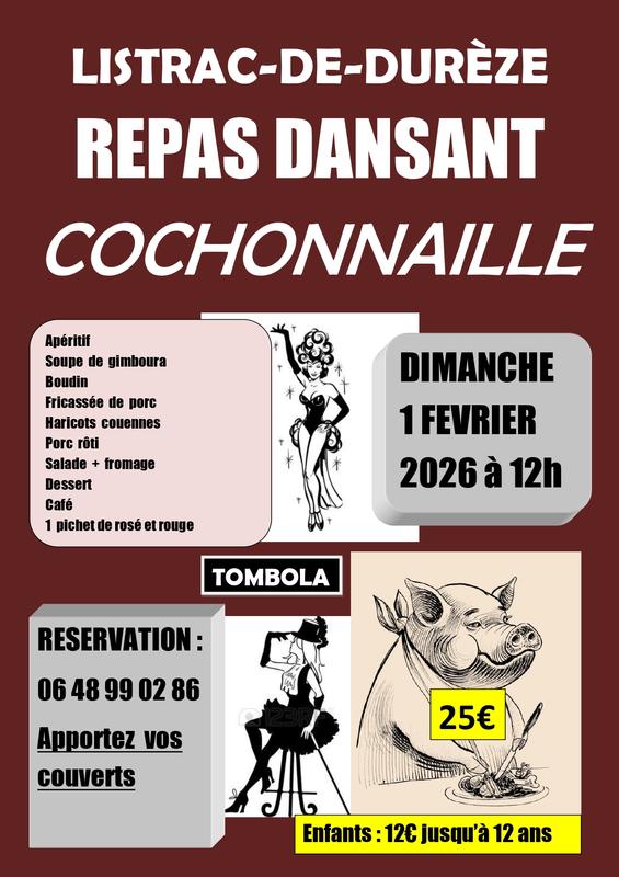 Repas dansant cochonnaille