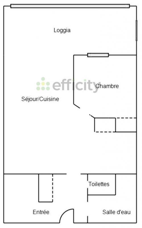 Appartement - 36 m² - 2 pièces