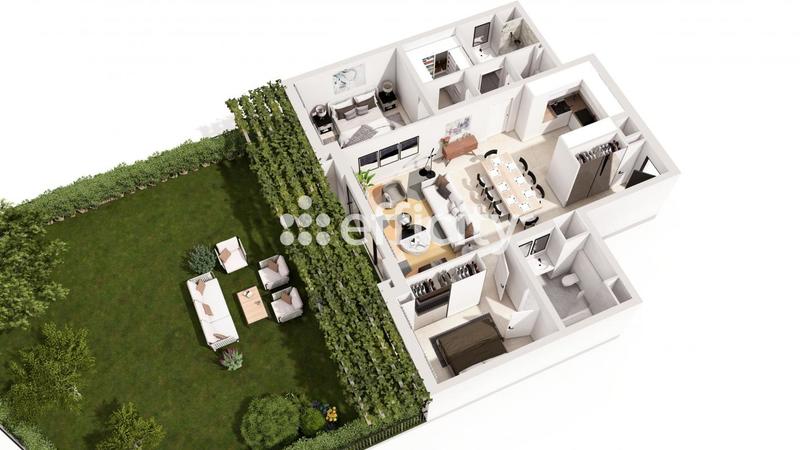 Appartement - 85 m² - 3 pièces