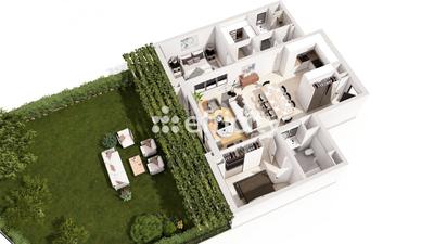 Appartement - 85 m² - 3 pièces