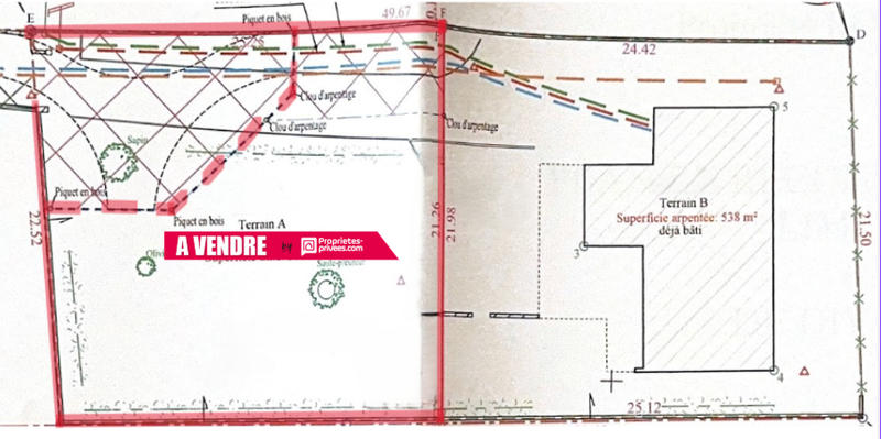 Terrain constructible - 360 m²