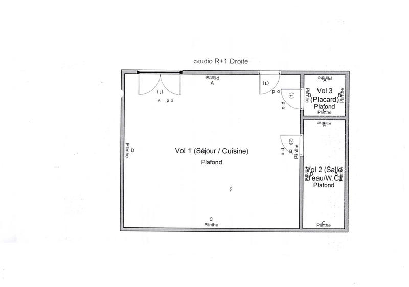 Appartement - 19 m² - 1 pièce