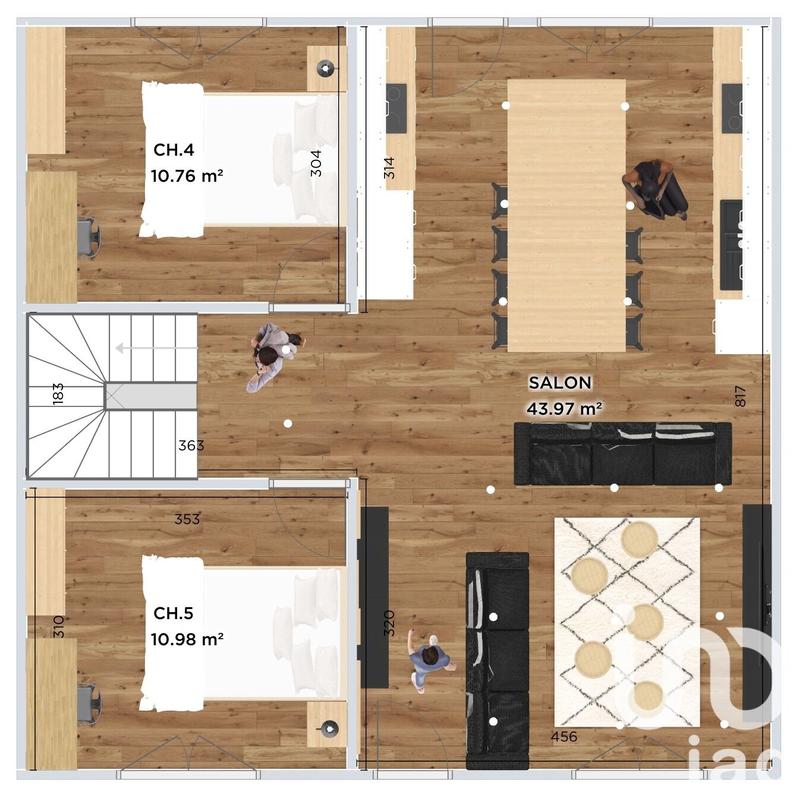 Maison - 153 m² - 9 pièces