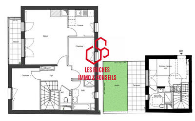Duplex - 82 m² - 4 pièces
