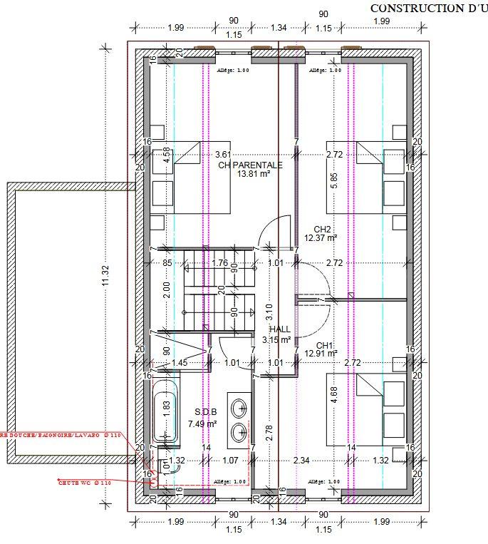 Maison - 116 m² - 4 pièces