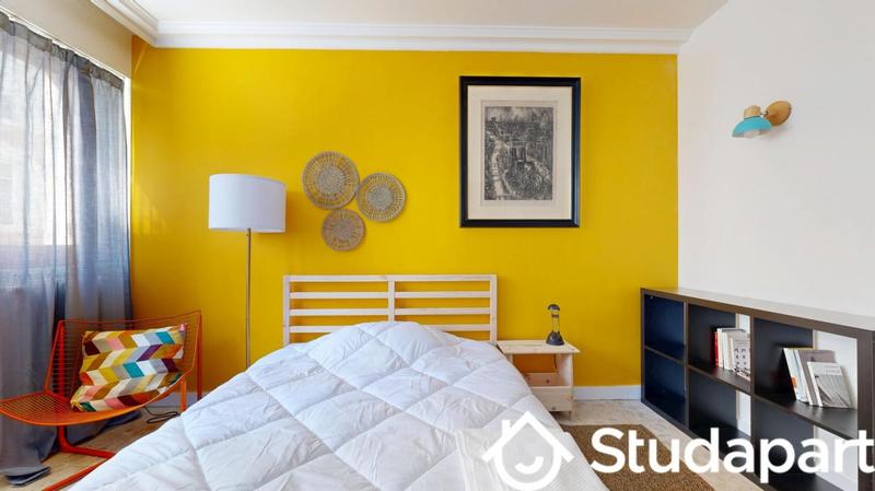 Chambre - 12 m² - 1 pièce