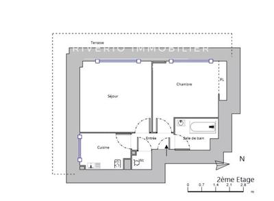 Appartement - 36 m² - 2 pièces