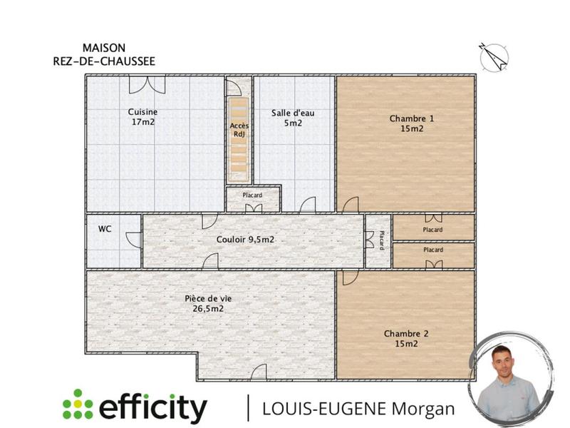 Maison - 117 m² - 6 pièces