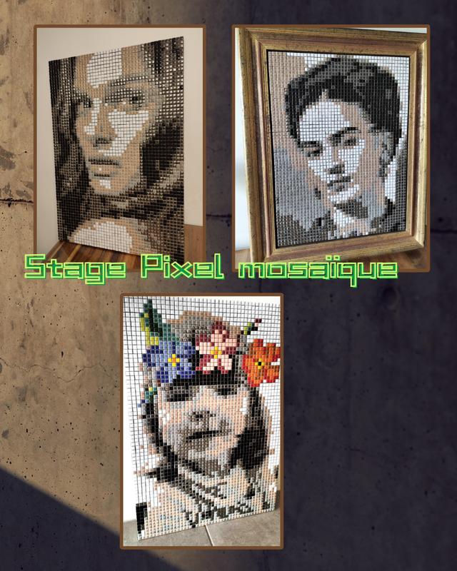 Stage portrait Pixel Monochrome 6 jours